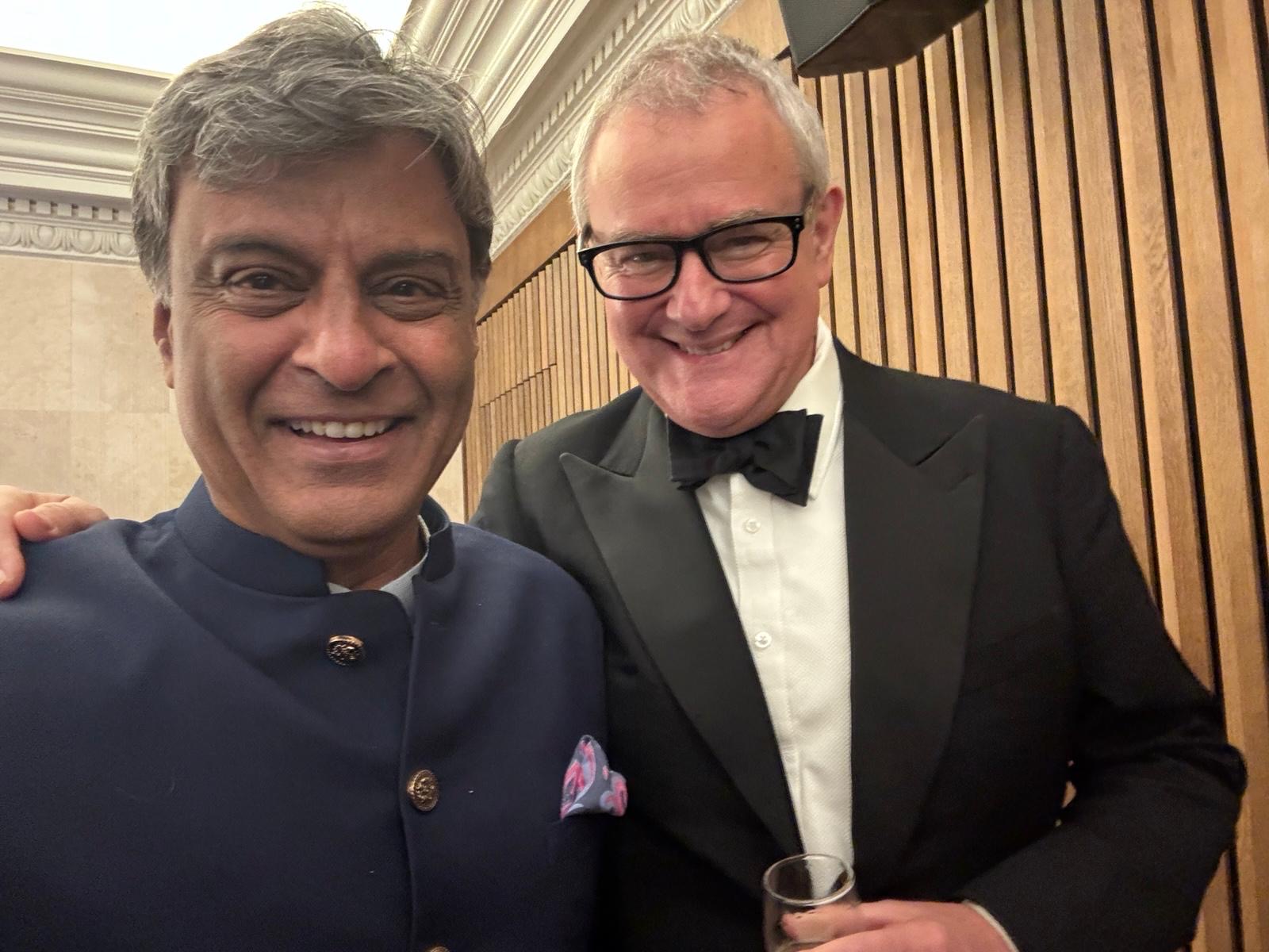 Dr R Sri Ram, and Hugh Bonneville